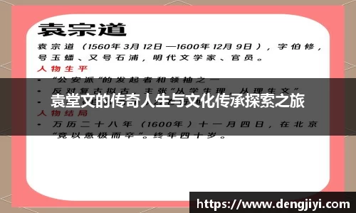 袁堂文的传奇人生与文化传承探索之旅